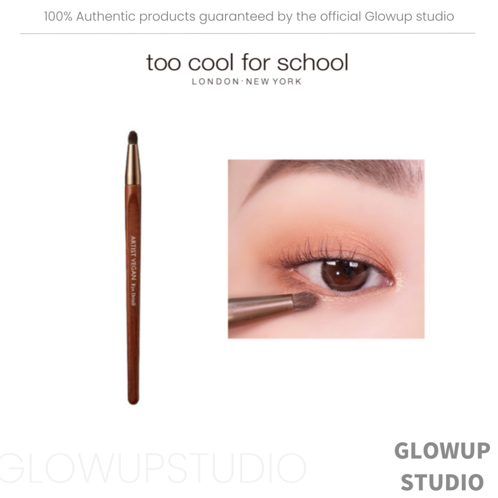 TOO COOL FOR SCHOOL Too COOL สําหรับ SCHOOL VEGAN EYE DETAIL BRUSH