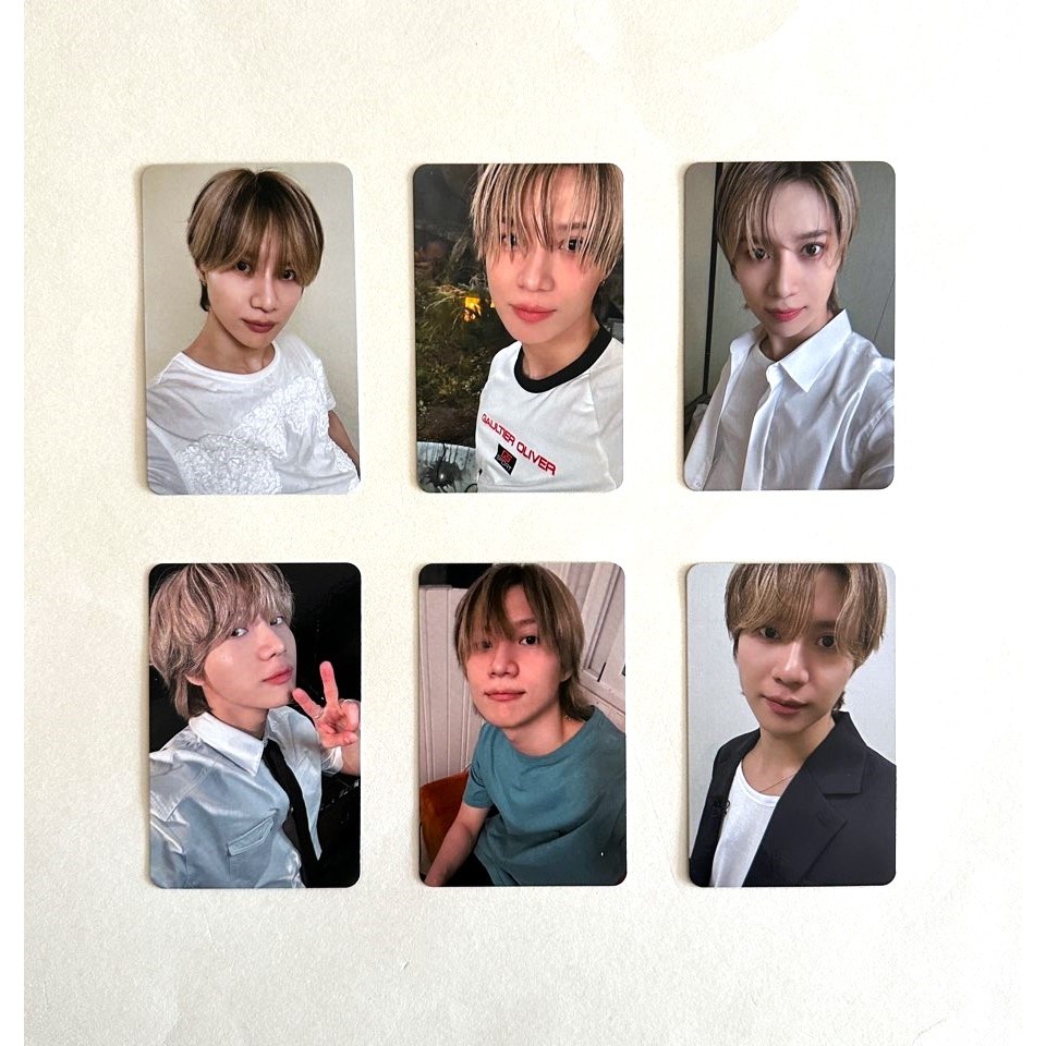 Shinee TAEMIN 2024 TAEMIN World Tour Ephemral Gaze MD Benefit Photocard Trading Card KPOP