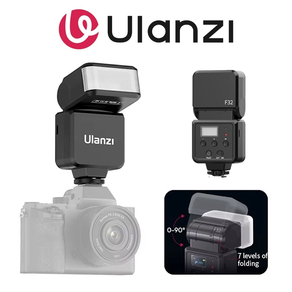 Ulanzi F32 Speedlite Flash Light สําหรับกล้อง DSLR