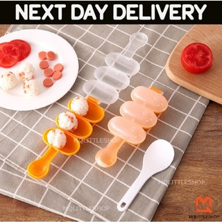 [MQLITTLESHOP] Baby Rice Ball Maker Rice Ball Mold Shaker Baby Solid Food Feeding Shake Picnic Tool Cute Rice Ball