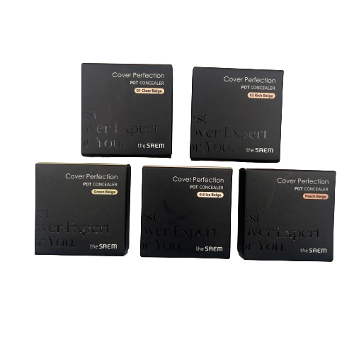 [the SAEM] Cover Perfection Pot Concealer ราคา ถูกที่สุด ดีลบีเคเค แกลเลอรีภาพที่ 3