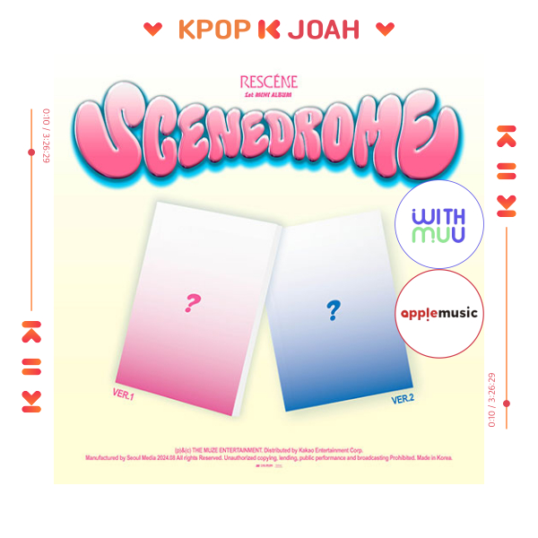 [POB] [2 SET]RESCENE [SCENEDROME] 1st MINI ALBUM (28th Aug.2024)