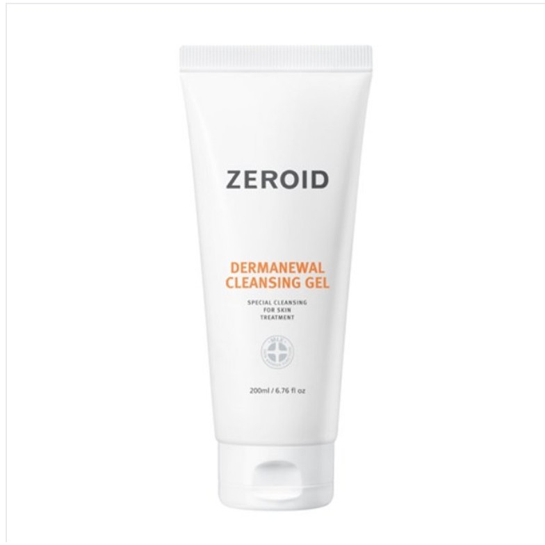 เจลล้างหน้า ZEROID DERMANEWAL