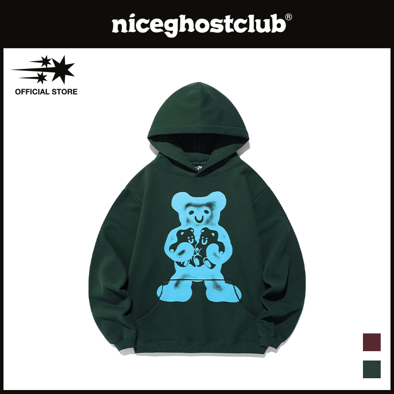 [niceghostclub] 3 Gummy Bears Hoodie_Unisex_สไตล์เกาหลี