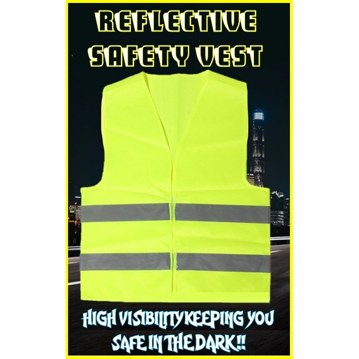 SAFETY REFLECTIVE VEST BREATHABLE TYPE / REFLECTIVE SAFETY VEST/ ROAD SAFETY VEST