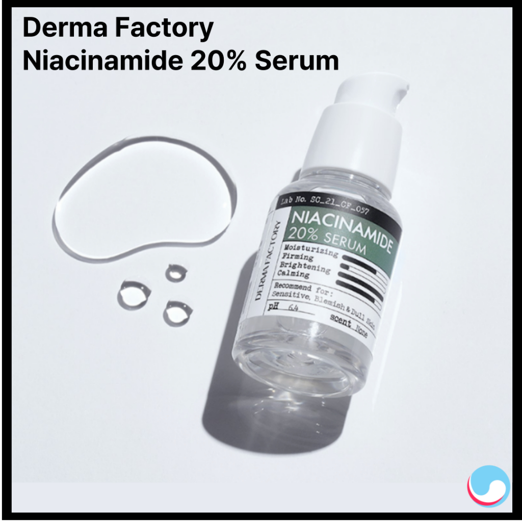 [Derma Factory] Niacinamide 20% Serum Brightening & Pore Dark Spot Care Korean Skincare Acne