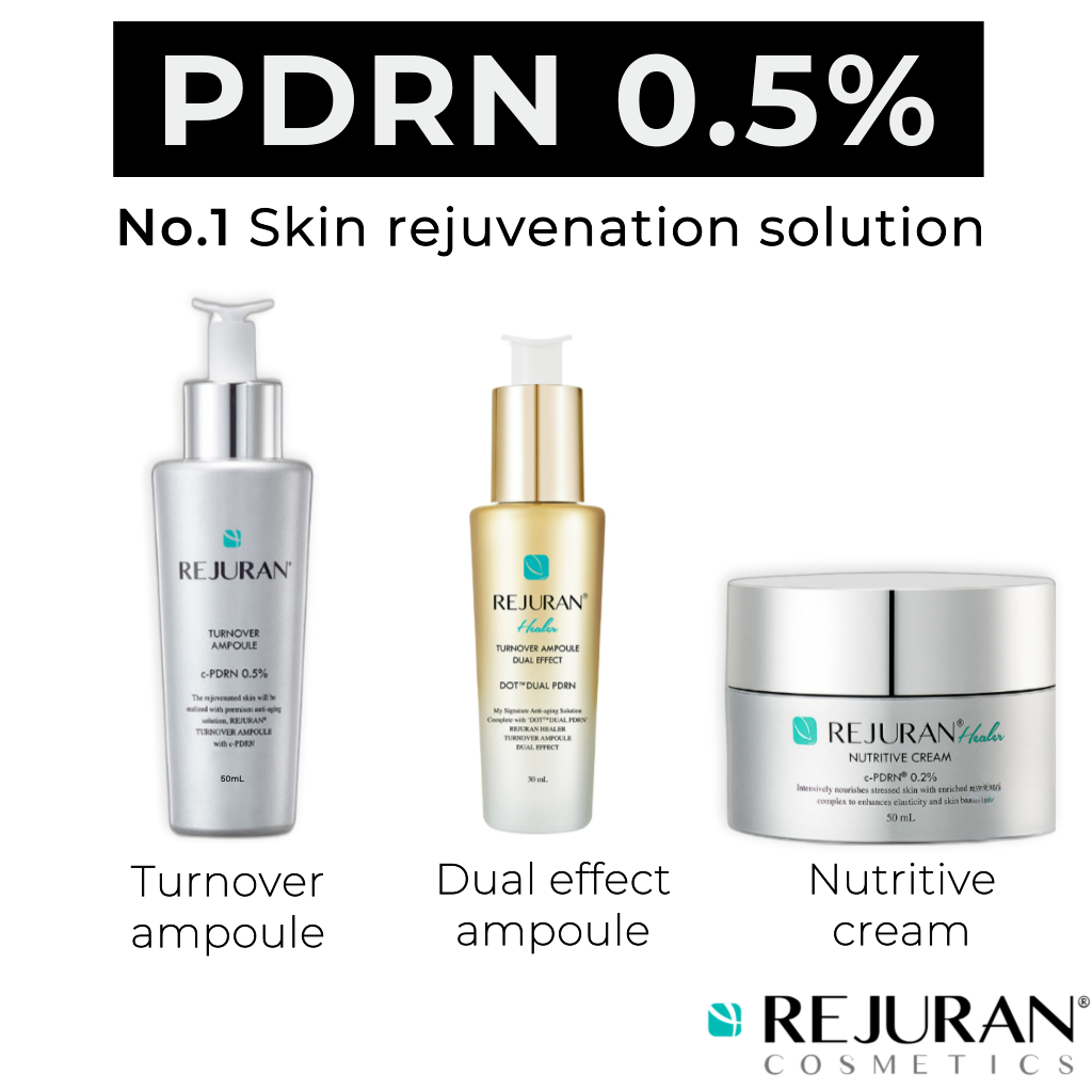 Rejuran Healer Turnover Ampoule Dual Effect Ampoule Nutritive Cream c-PDRN 0.5% เซรั่มปลาแซลมอน