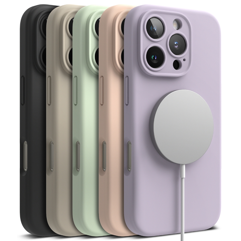 Ringke Silicone Magnetic สําหรับ iPhone 16 Pro Max 16 Pro เคสซิลิโคนอ่อนนุ่มน้ําหนักเบา