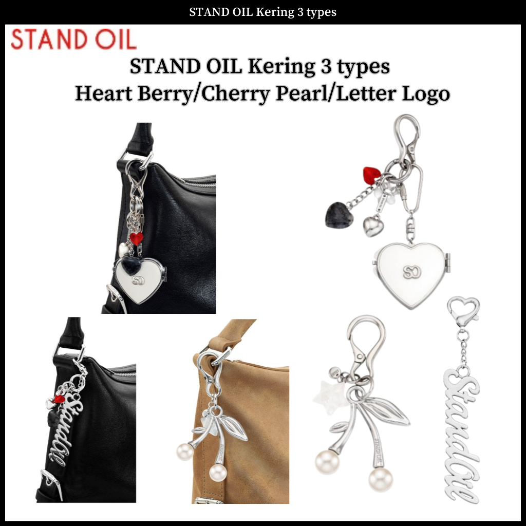 Stand OIL Kering 3 ประเภท Heart Berry/Cherry Pearl/Letter Logo