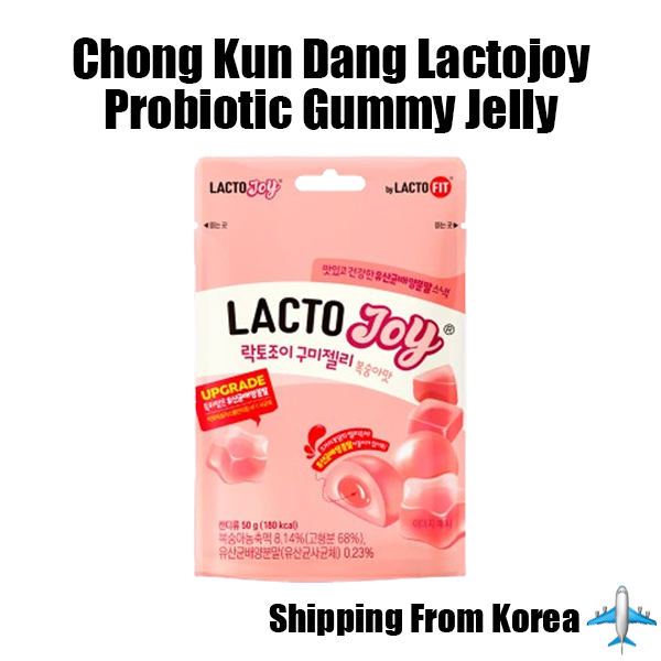 [Chong Kun Dang] Lacto FIT Lacto Joy Probiotic Gummy Jelly 50g Fructooligosaccharides / โปรไบโอติกเก