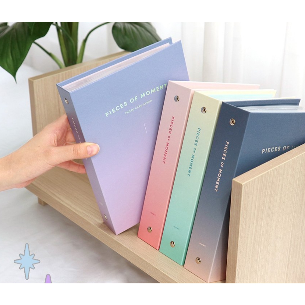 Photocard Binder อัลบั้ม 40 Sleeves Organizer 160 Photo Trading การ์ดเกม Mini Polaroid Photos Storag