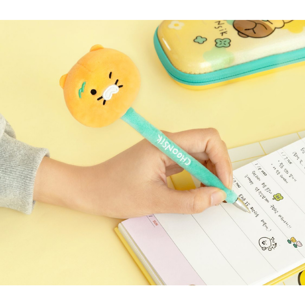 Kakao Friends] ปากกาลูกลื่นตุ๊กตา Chunshik