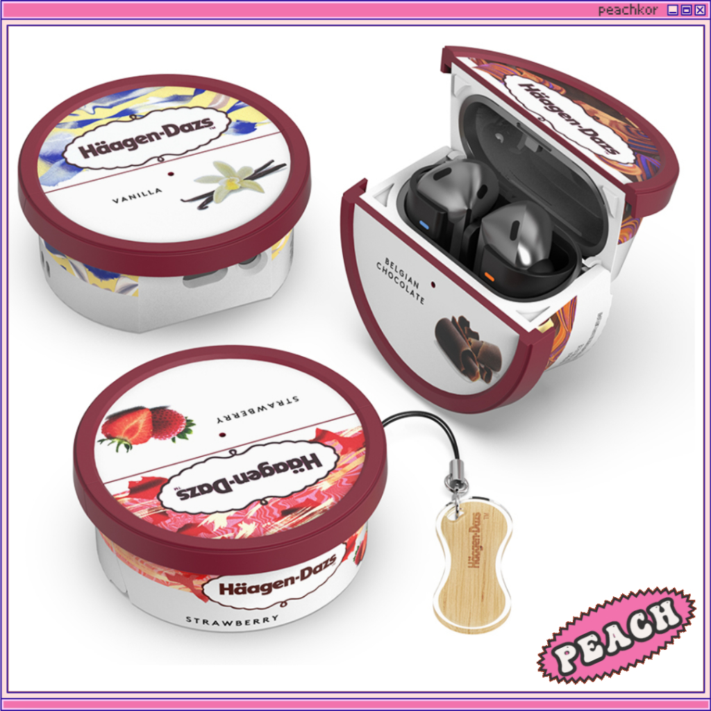 Samsung Galaxy Buds 3 Pro Haagen-Dazs Mini Cup Case (3สี) / Buds3 Haagen Dazs เคส Buds3pro