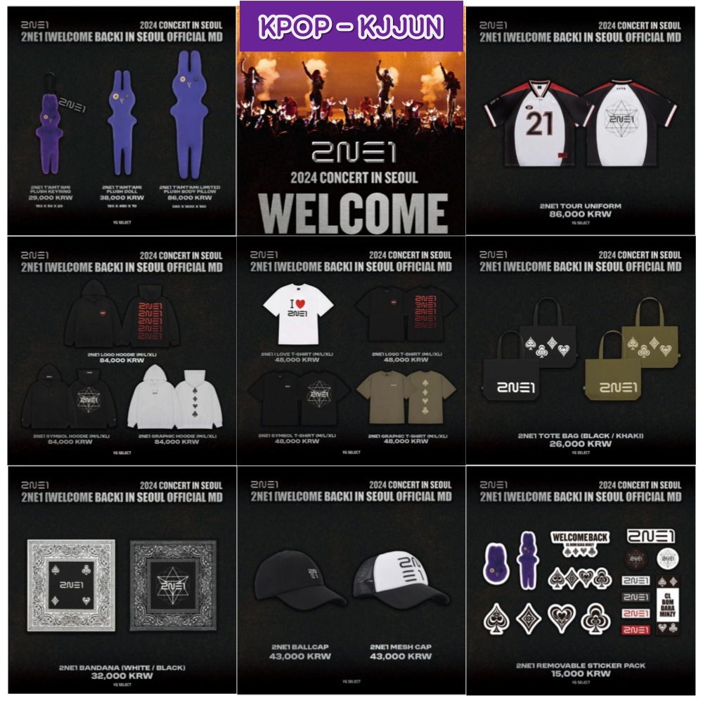 2NE1 [WELCOME BACK] IN SEOUL OFFICIAL MD