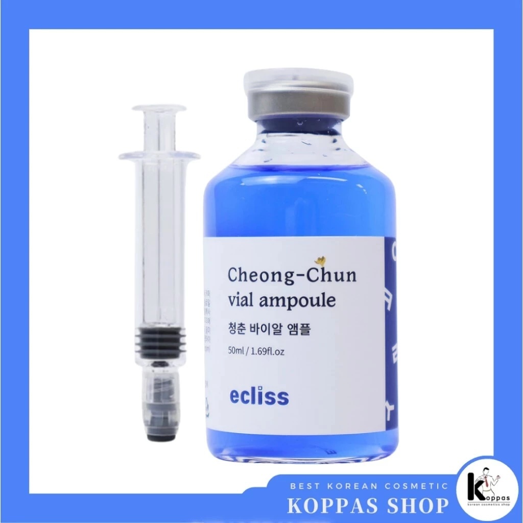 Ecliss Cheong-Chun Vial Ampoule 50ml แอมพูล ต่อต้านริ้วรอย/ดูแลริ้วรอย/ให้ความชุ่มชื้น/เปปไทด์/คอลลา