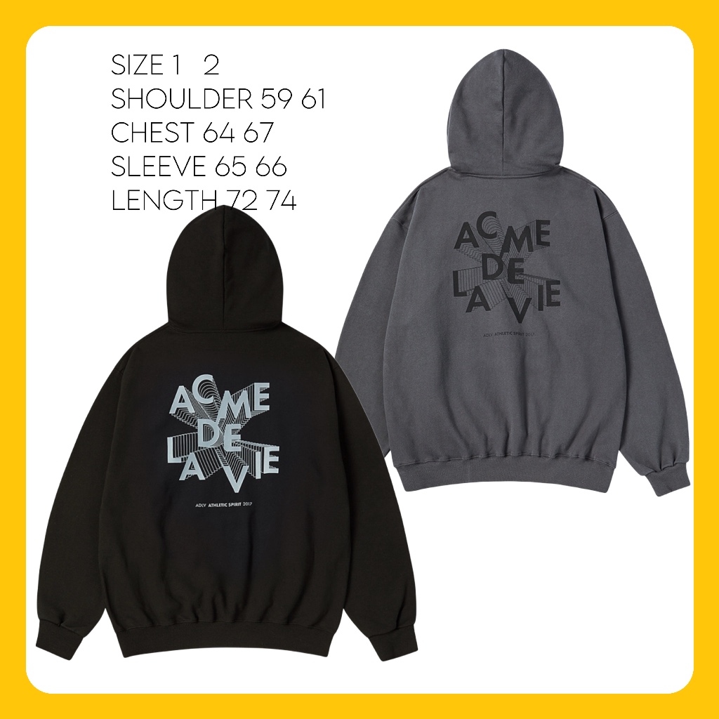 🇰🇷 ML Korean Local Stock ADLV 3D LOGO HOODIE – มีจําหน่ายผ่าน ML Proxy Buy