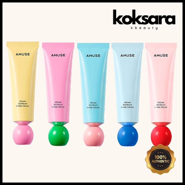 Amuse ครีมทามือถั่วเหลืองวีแกน 50ml 5types