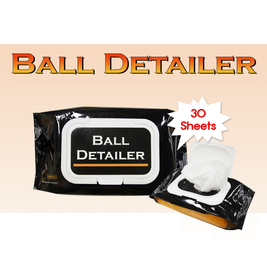 Hammer Ball Cleaning Tissue ค้อน โบว์ลิ่งลูกรายละเอียดทําความสะอาดเนื้อเยื่อ (30 แผ่น)