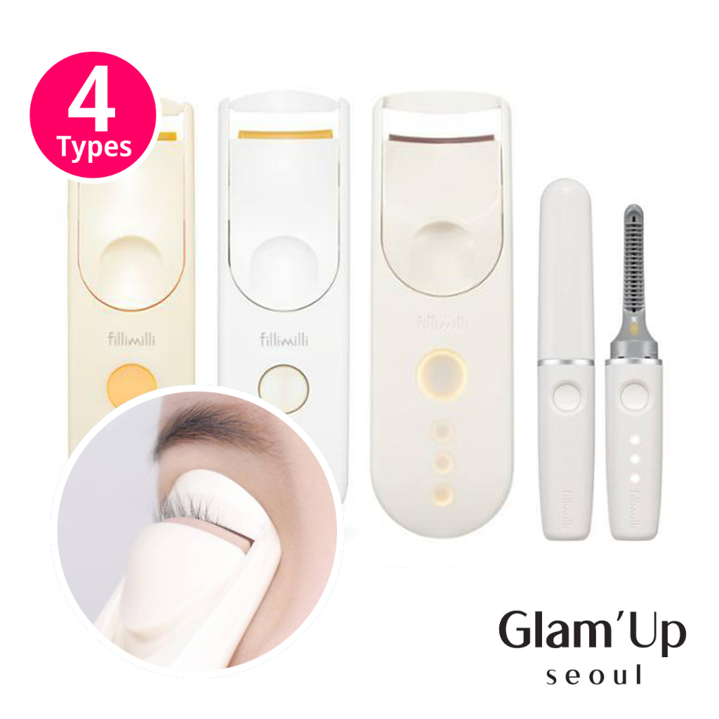 🇰🇷 [Fillimilli] (4 ประเภท) ที่ดัดขนตาทําความร้อน (แบตเตอรี่/USB/WIDE/MINI) filimilli fillimili olive young
