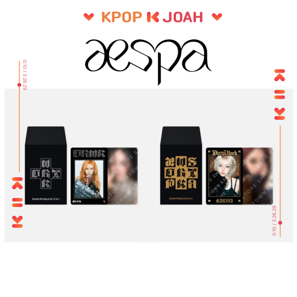 (Random Trading Card Set) aespa [Dirty Work] OFFICIAL MD (8th Sep.2025)