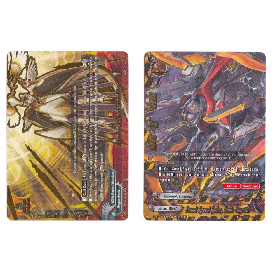 English Buddyfight Avalon,Benedict Ray D-BT02A-EB03/0002EN /Sound Speed Jailer, Helle Gepard D-BT02A
