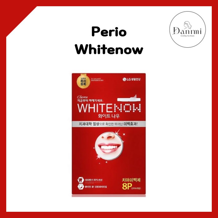 [Perio] Whitenow Teeth Dental Whitening Strip 8pcs