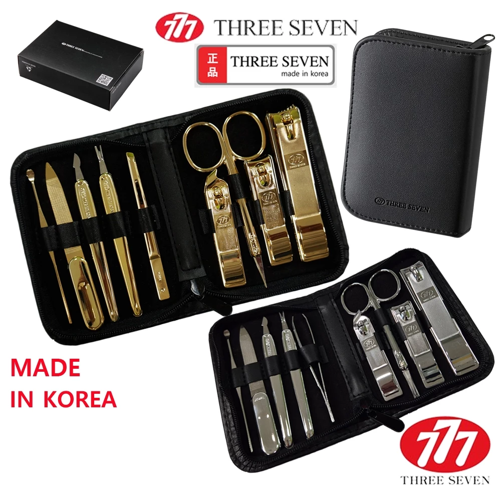 เกาหลี 777 Three Seven กรรไกรตัดเล็บชุดแต่งเล็บ TS-800 Made In Korea