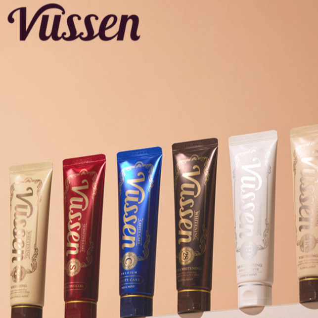 Vussen Toothpaste ยาสีฟันเกาหลี Dentiste Whiteninge 120g