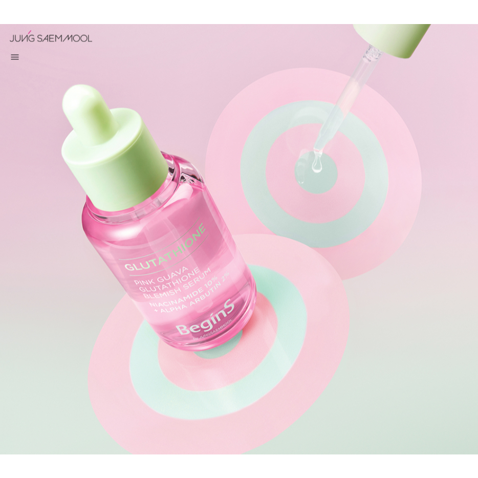 [K-Beauty] JUNGSAEMMOOL Begins Pink Guava Glutathione Blemish Serum