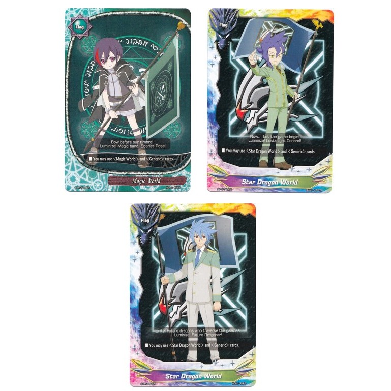 English Buddyfight Magic World - S-PR/041EN /Star Dragon World - S-PR/046EN /Star Dragon World - S-PR/047EN