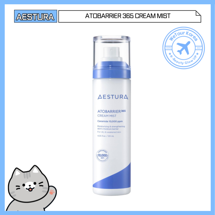 [AESTURA] Atobarrier365 cream mist, 120ml - Instant Hydration On-the-Go!