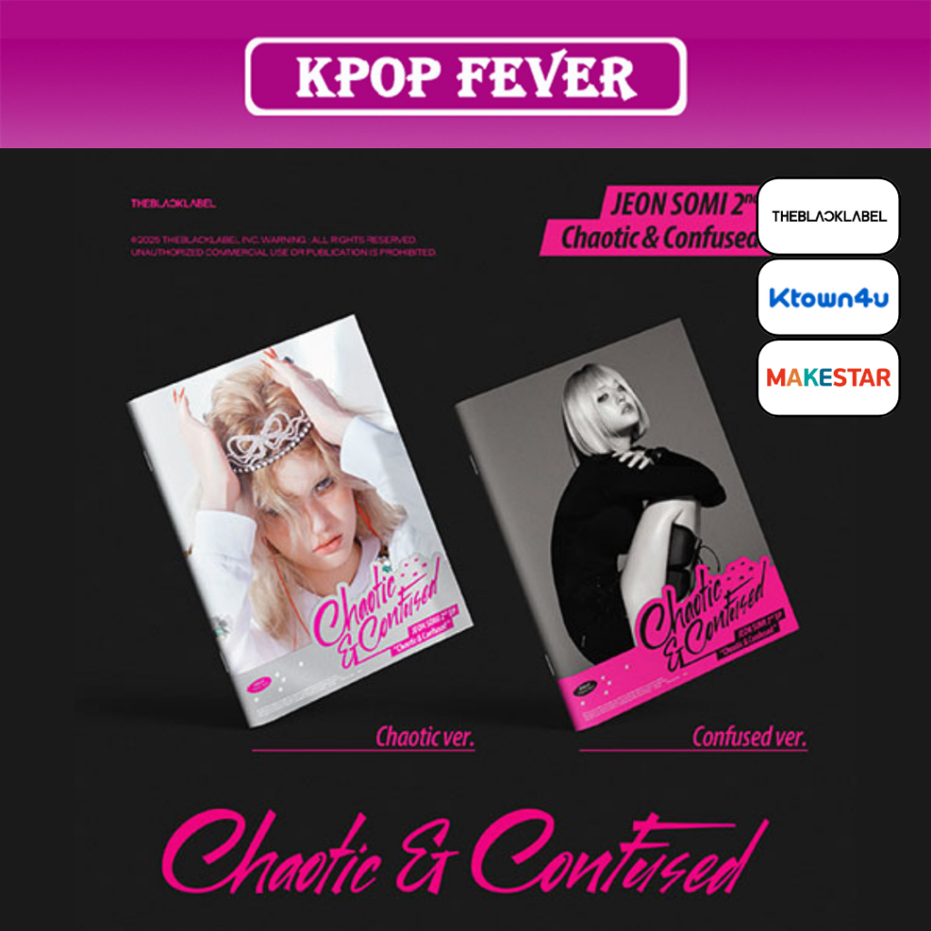 JEON SOMI [𝑪𝒉𝒂𝒐𝒕𝒊𝒄 & 𝑪𝒐𝒏𝐟𝒖𝒔𝒆𝒅] Photobook ver / 2nd EP Album