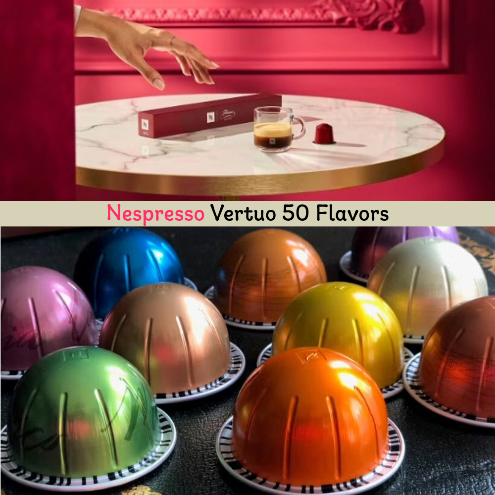 [Nespresso] Vertuo & Starbucks Capsules 54 CollectionFrom Light Blonde Roast to Bold Dark Espresso (40 ml – 230 ml)