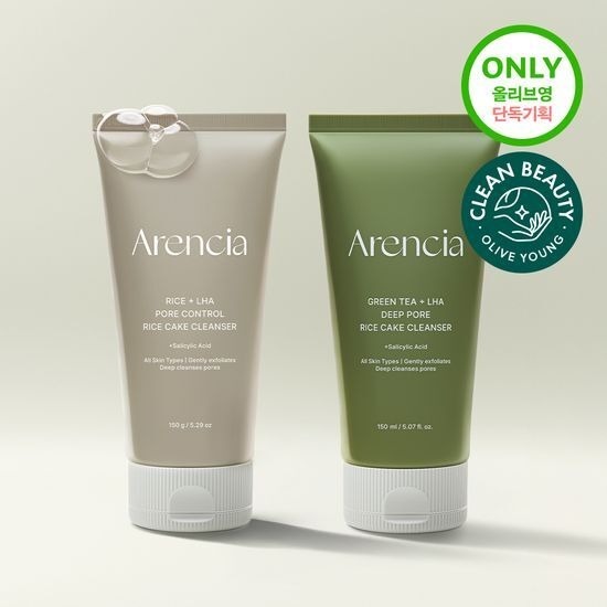 [ARENCIA] Chapssalteok Soap Cleanser 150g 2 ชนิด (ชาเขียว / ข้าว) | รูขุมขน-คลีนซิ่ง แอนด์ เรเดียนซ์