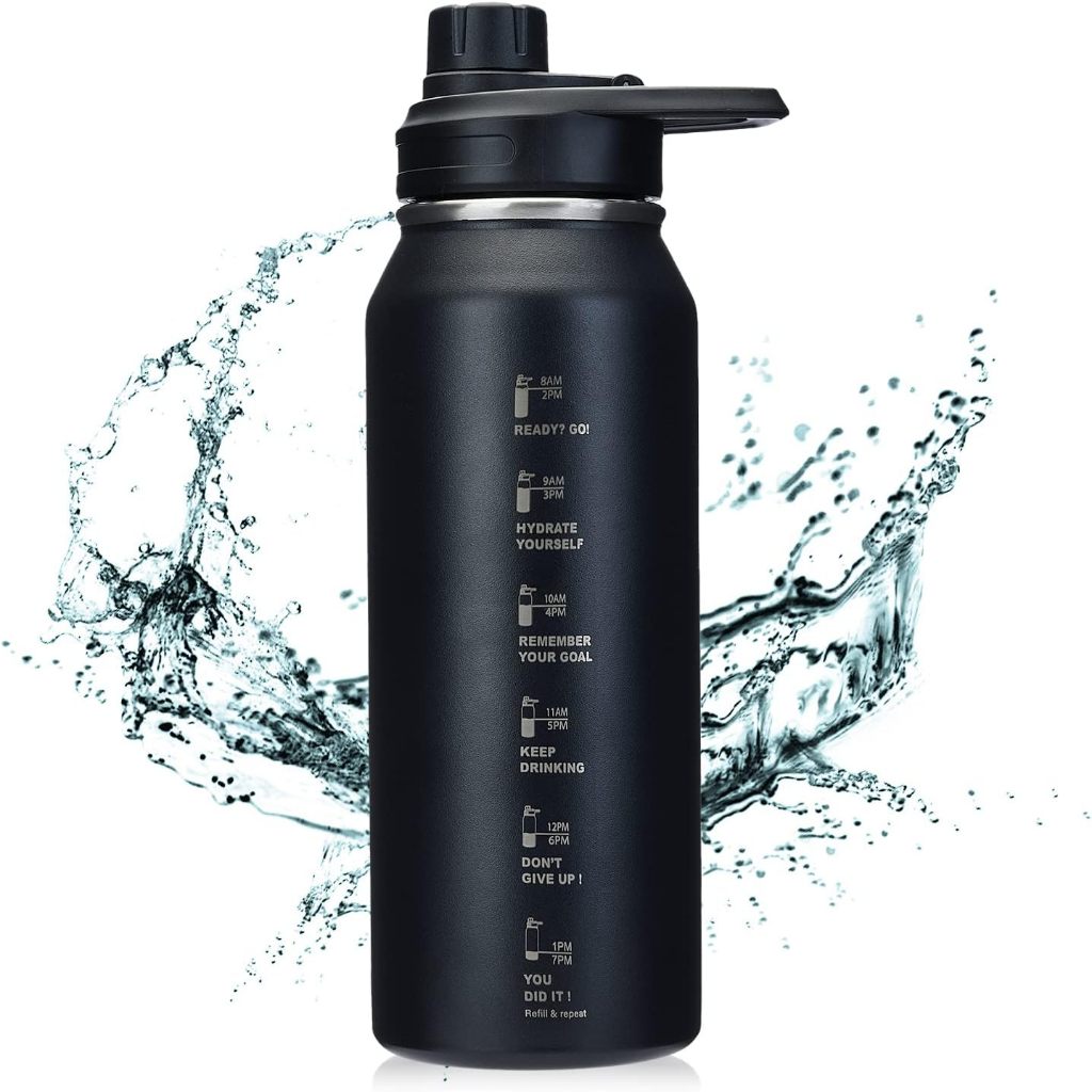 BottHealth Insulated water bottle 1 liter Water Bottle Drink directly
