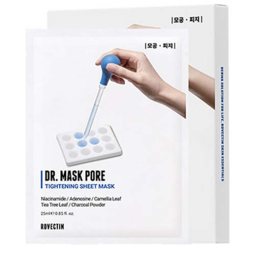 Rovectin Dr. Mask Pore Tightening Sheet Mask 5,10ea