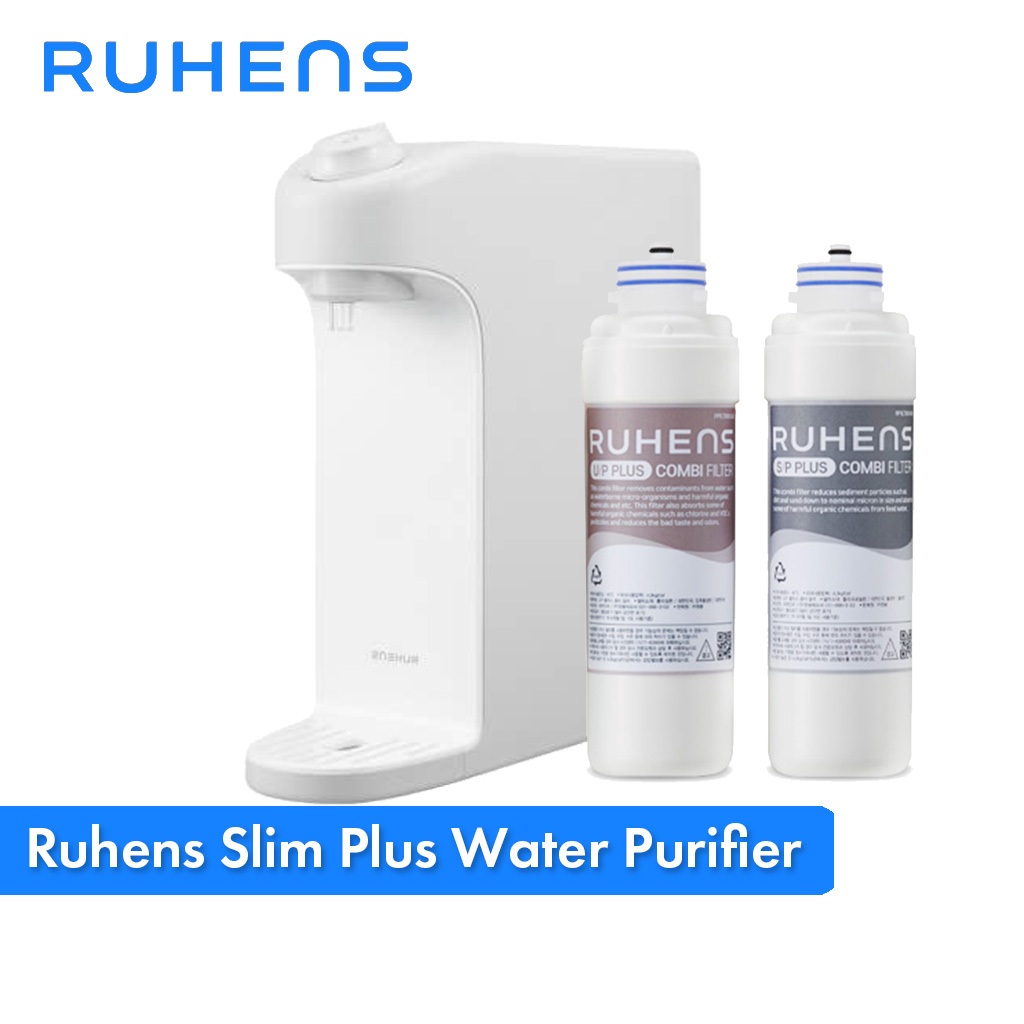 เครื่องกรองน้ํา Ruhens SlimPlus Tankless, Ruhens MonoEco(WHP-3200) | ไร้ไฟฟ้า | กระทัดรัด+เป็นมิตรกั