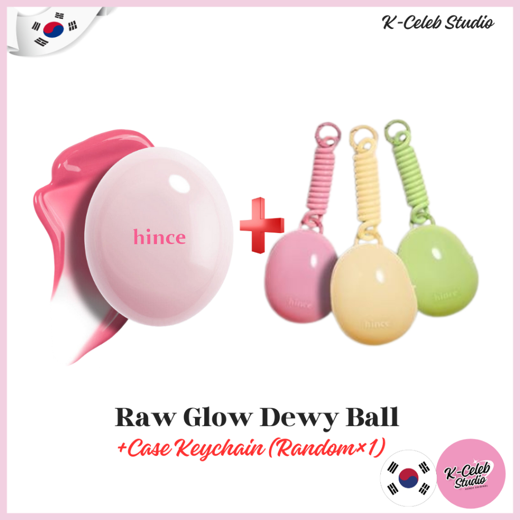 Hince Raw Glow Dewy Ball+Silicon Case Keychain(ของแถม)