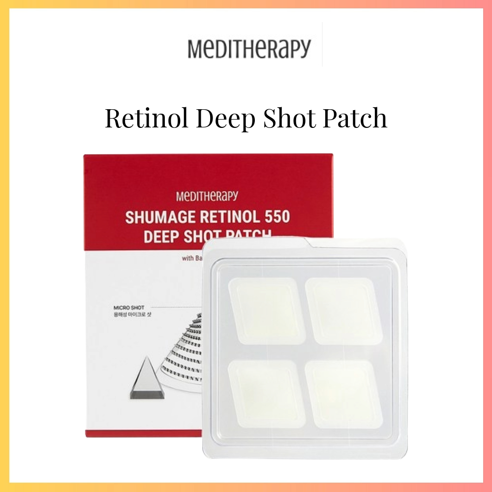 [Medictherapy] Shumage Retinol 550 Deep Shot Patch550 Melting Needle Retinol Spot Patch (4 ชิ้น)