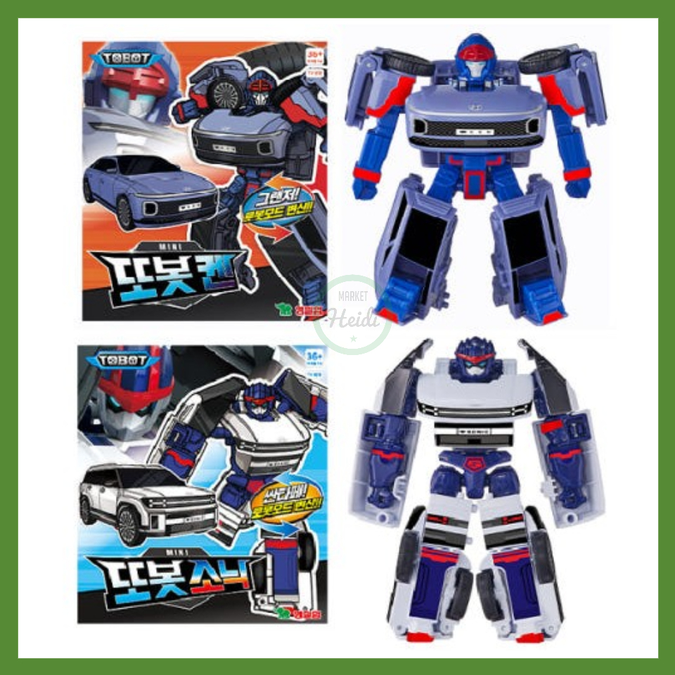 เกาหลี เกาหลี 🇰🇷 TOBOT Mini Sonic / tobot mini Ken / Korea KidsTransformation Robot