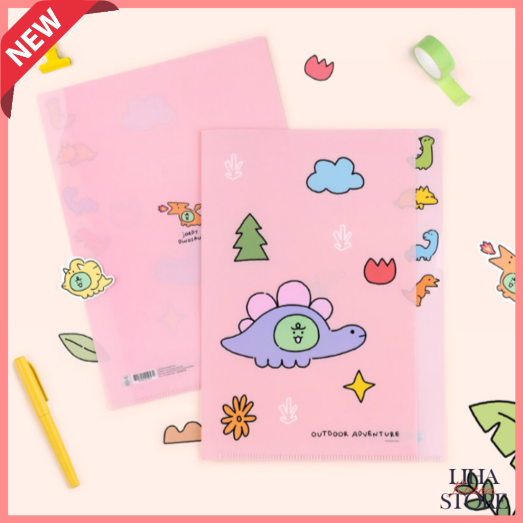Kakao Friends แฟ้มดัชนีไดโนเสาร์ Jordy Kakao Friends Paper Organizer