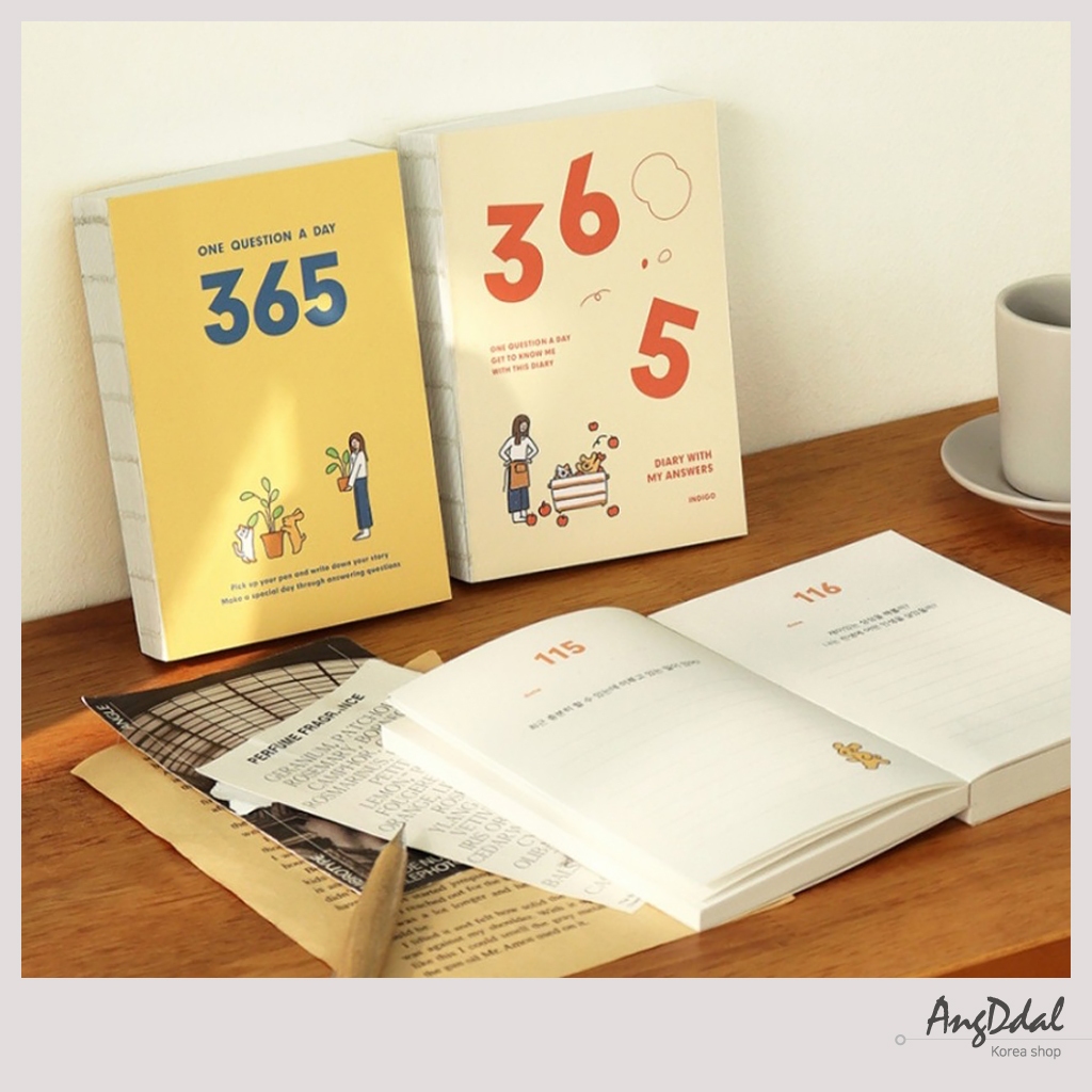 Indigo [Lifelong] Happiness Question Diary 365 (Q&A Advisory Daily)