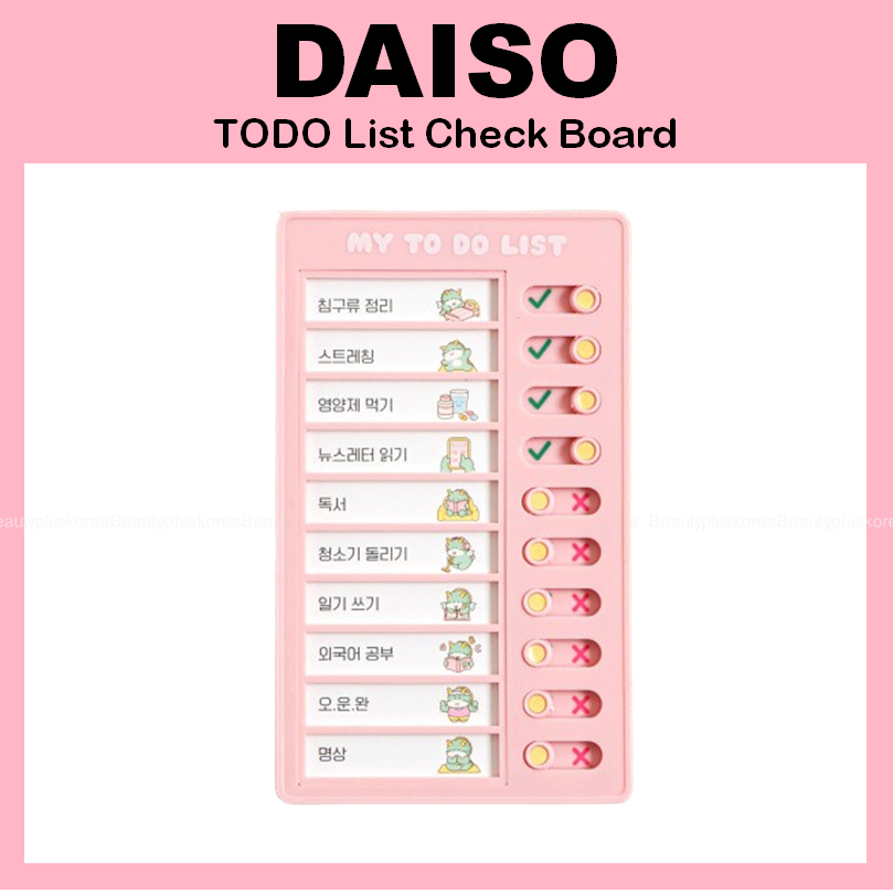 [DAISO] Todo List Check Board 1047306