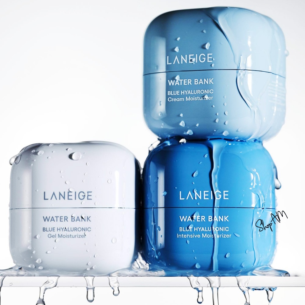 BoxPacking [LANEIGE] Water Bank Blue Hyaluronic Gel / Moisturizer / Intensive Cream 50ml from KOREA