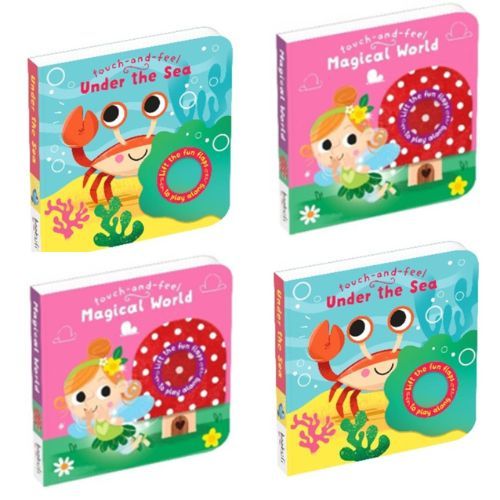 หนังสือ Touch and Feel Flap - Under the Sea/Magical World (Bookoli)