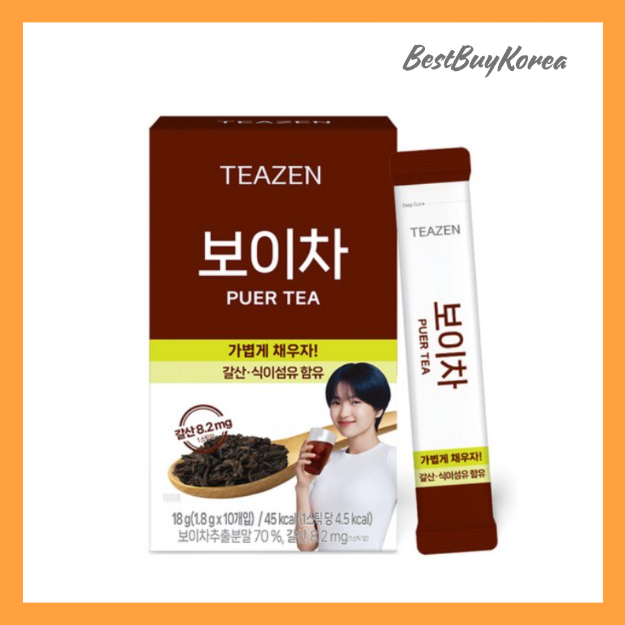 Teazen Puer ชาผสมน้ํา 1,8 กรัม x 10 ซอง