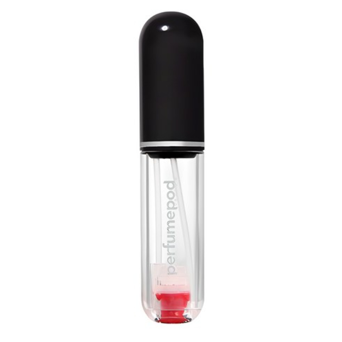 Travalo Perfume Pot Pure Pumping Refillable Portable Perfume Bottle 5ml, สีดํา, 1 ชิ้น