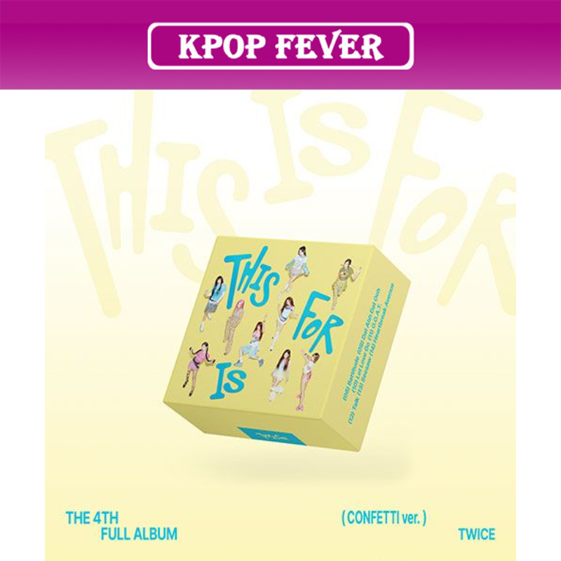 TWICE [THIS IS FOR] CONFETTI ver / 4TH FULL ALBUM