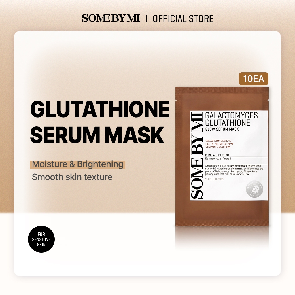 SOME BY MI Galatomyces Glow Serum Mask [22g*10ea], ดูแลผิวกระจ่างใส, ผิวชุ่มชื้นเปล่งประกาย