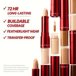 [TIRTIR] NEW! Glide & Hide Blurring 2-in-1 Concealer คอนซีลเลอร์เนื้อเหลวและบาล์มในแท่งเดียว 8g / 20 เฉดสี